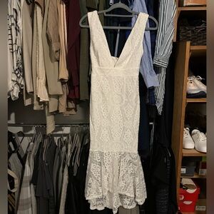 White lace dress size small